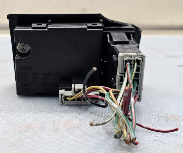 🔥98-02 Honda Accord Center Dash Clock W/Hazard Switch Board Digital Button OEM