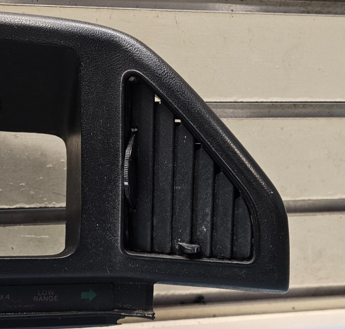 🔥87-91 Ford F-150 F250 BRONCO Dash CLUSTER Bezel Speedo Gauge Trim Black C11