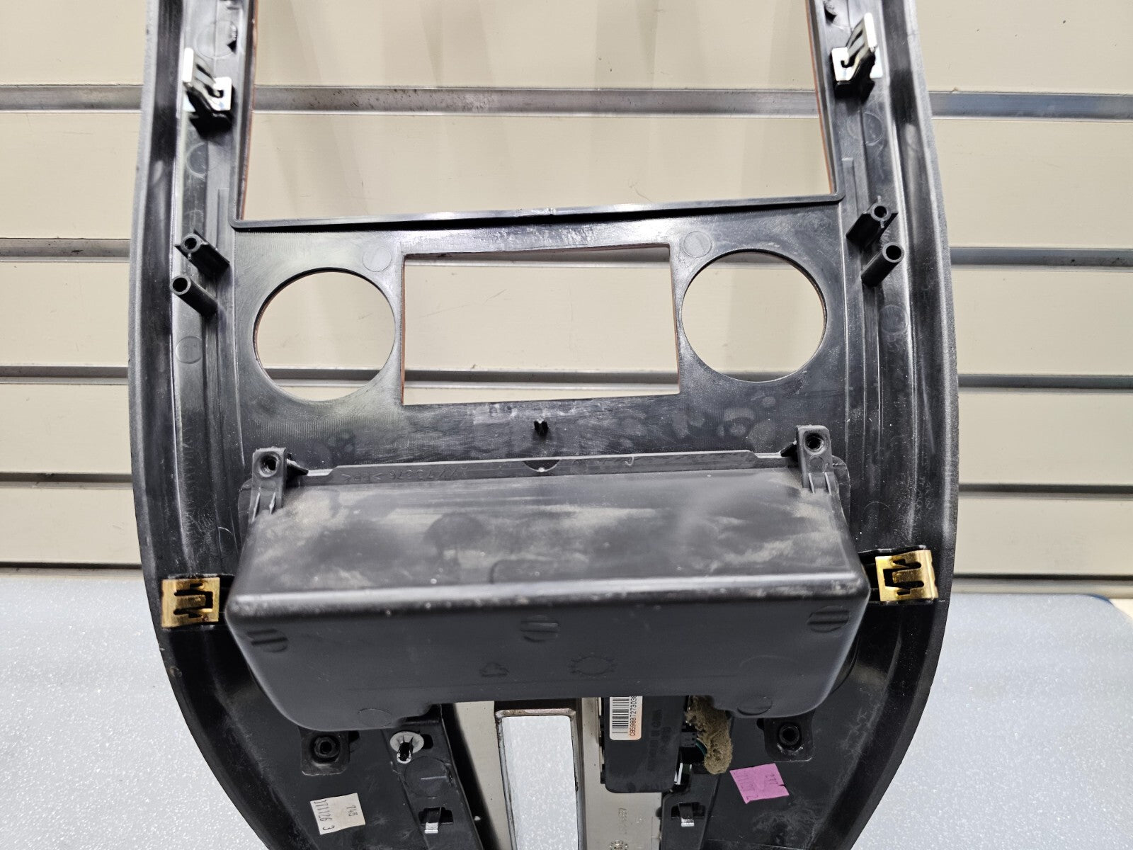 🔥07-09 Equinox Center Dash Radio Climate Surround Bezel Trim SILVER/WOOD B43
