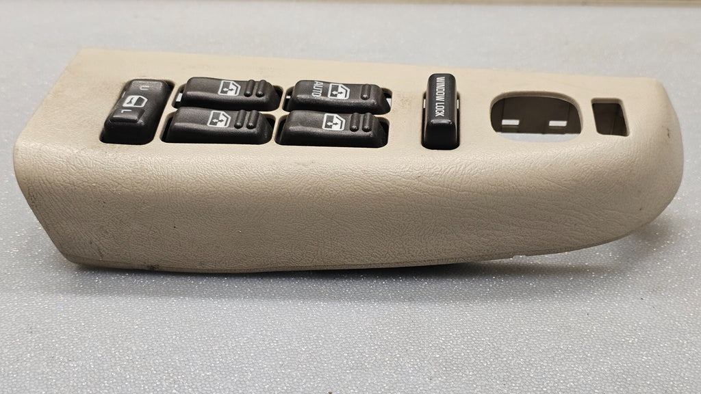 🔥99-02 Silverado SIERRA 4 Door Left DRIVER Master Power Window Switch Tan WS4