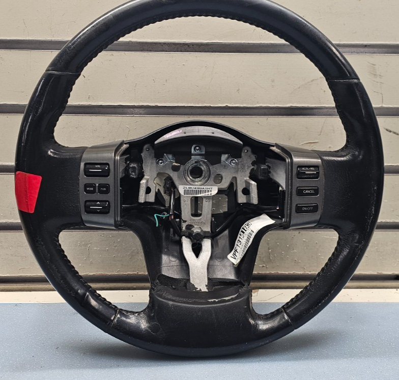 🔥04-07 Infiniti QX56 Steering Wheel Column Control Leather Black OEM