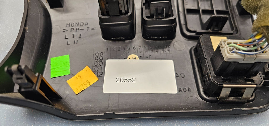🔥99-04 HONDA ODYSSEY POWER MIRROR SLIDING DOOR SWITCH DASH PANEL BEZEL BLACK
