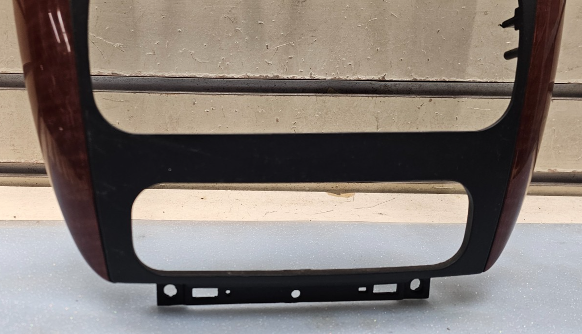 🔥01-07 Caravan Town Country Dash Radio Climate TRIM Panel Surround Bezel WOOD