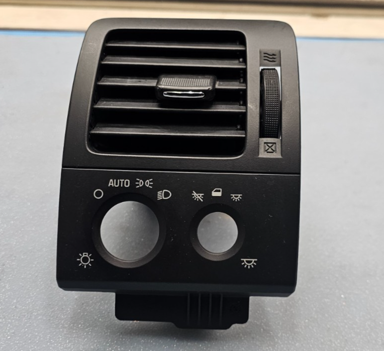 🔥05-09 CHEVY UPLANDER HEADLIGHT HEAD LIGHT SWITCH A/C AIR VENT ASSEMBLY BLACK