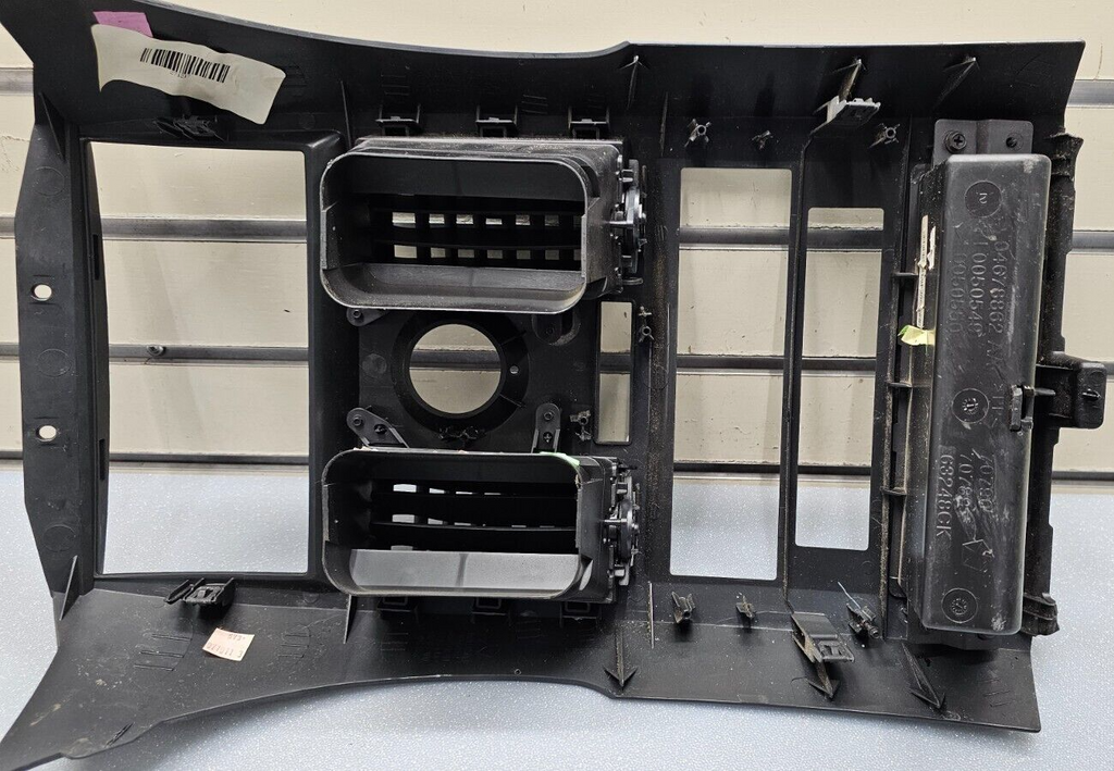 08-10 Grand Caravan Town Country Dash AM FM Radio Stereo Trim Bezel Panel Black