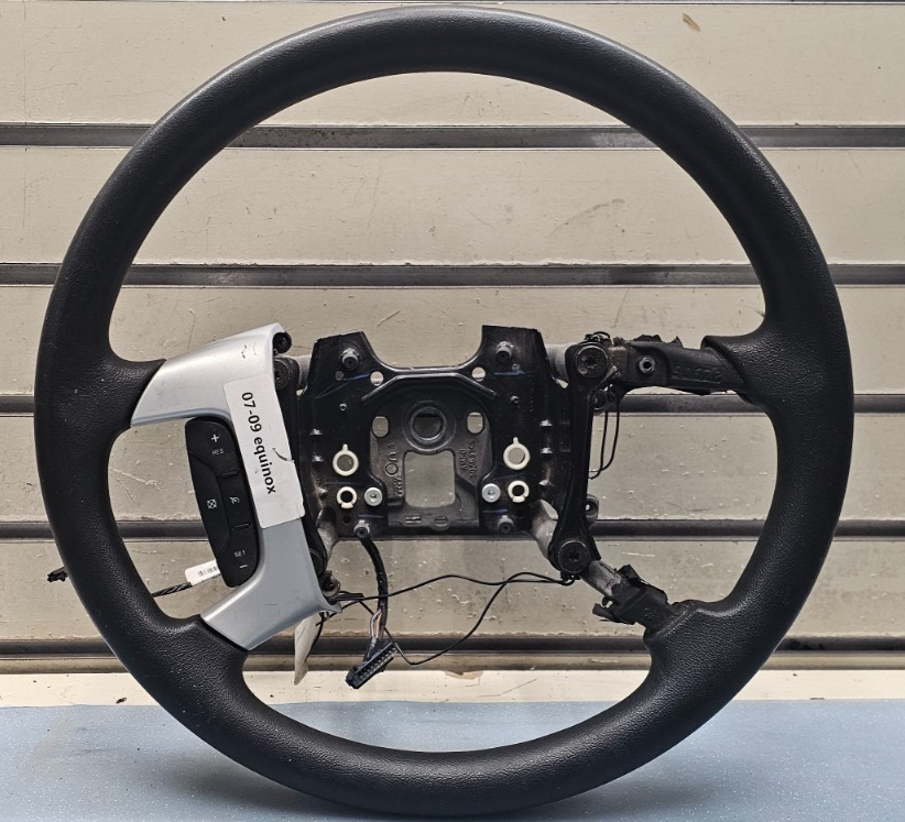 🔥07-09 Equinox Steering Wheel Column Cruise Control Leather Assembly BLACK