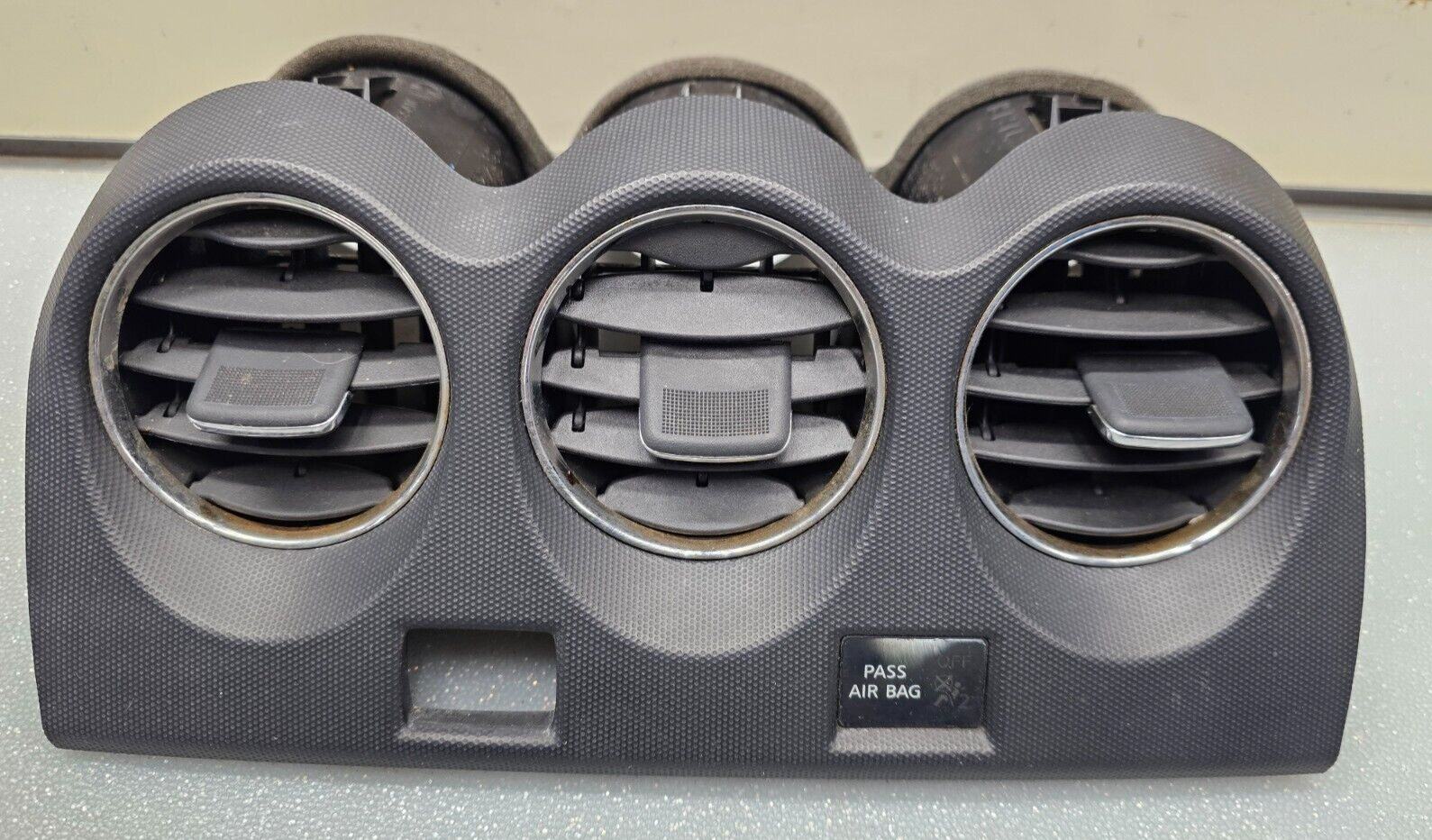 🔥07-12 Nissan ALTIMA Dash Center AIR VENTS w/Hazzard switch Assembly BLACK V10