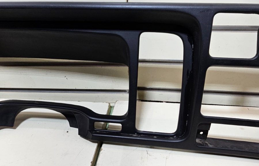 🔥94-97 Dodge Ram Dash Instrument Speedometer Cluster Trim Bezel Panel Black