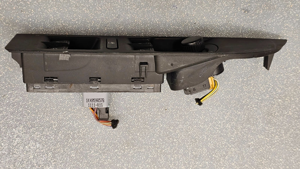 🔥09-17 CC Passat Golf Jetta Left  Driver Master Power Door Window Switch Black