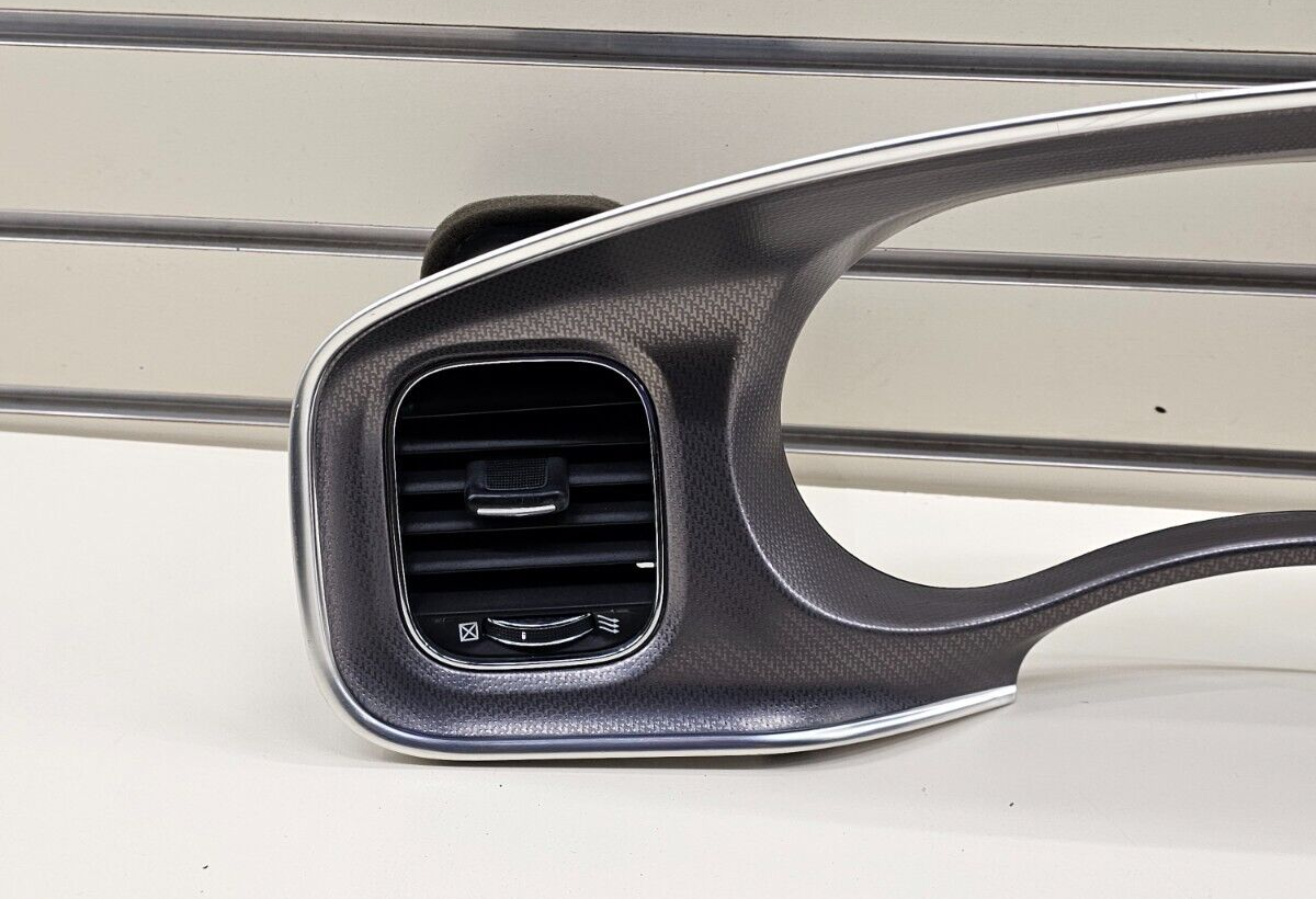 🔥11-14 Charger Dash Radio Speedometer Instrument Cluster Trim Bezel Carbon Gray