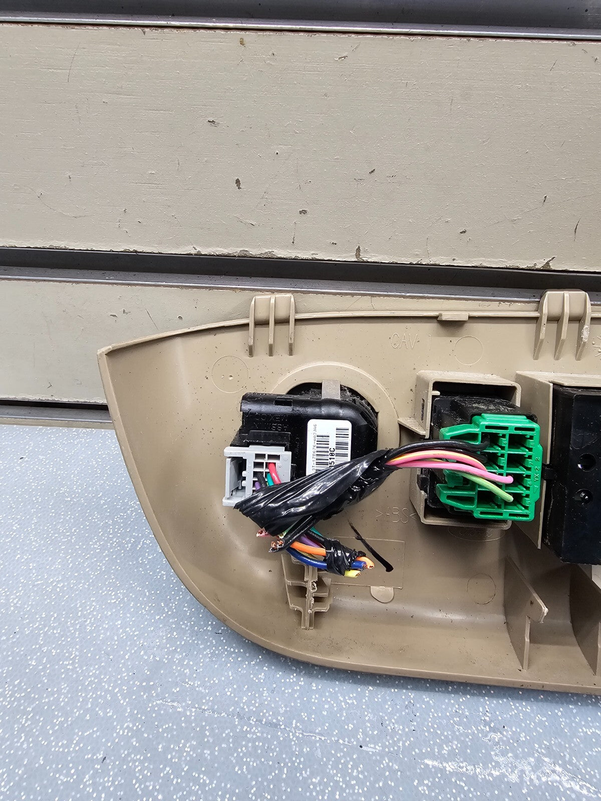 🔥04-08 Ford F150 Left Driver Master Power Window 2 Door Switch Control TAN WS24