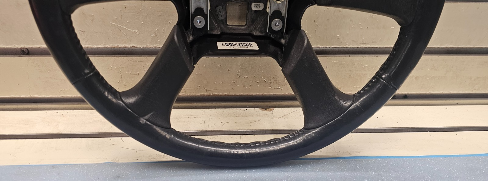 🔥03-06 SILVERADO SIERRA YUKON TAHOE SUBURBAN STEERING WHEEL LEATHER BLACK
