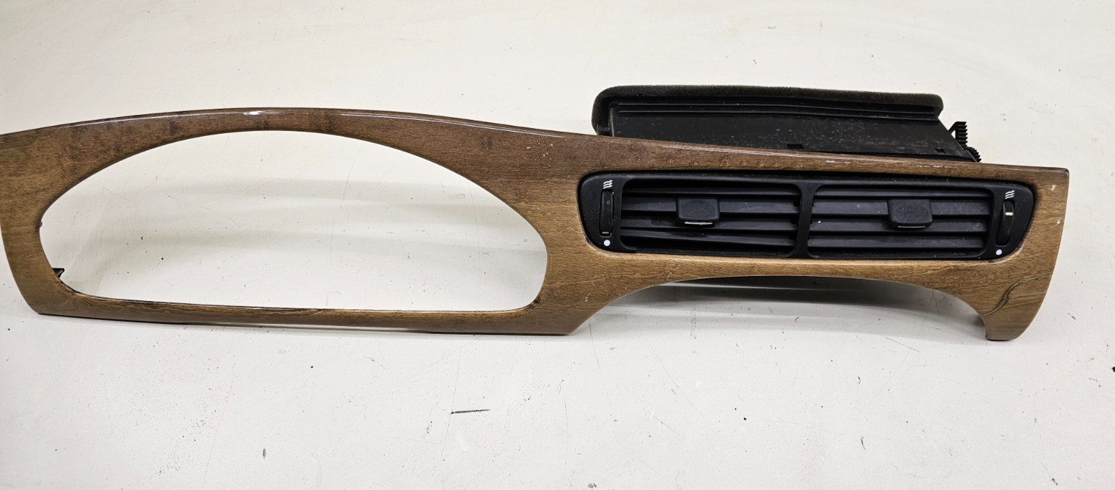 🔥02-08 JAGUAR X TYPE DASH INSTRUMENT CLUSTER SPEEDOMETER BEZEL TRIM PANEL WOOD