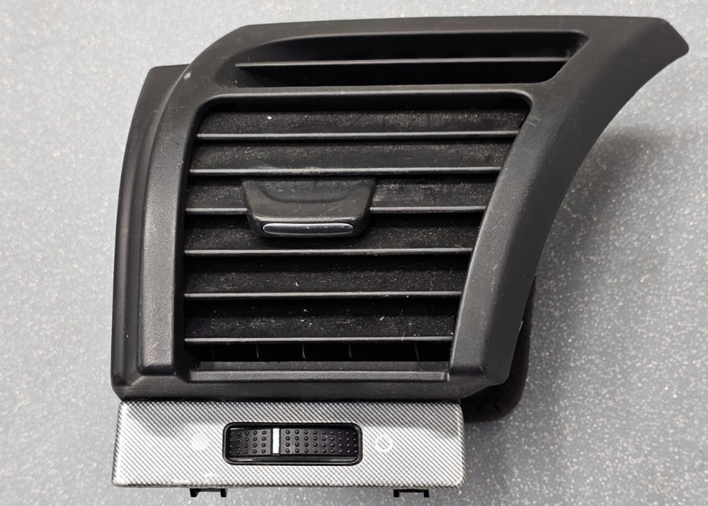 🔥04-08 Acura TL Left Driver Master Dash AC A/C Air Vent Heater Panel Black