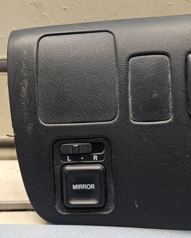 🔥99-04 HONDA ODYSSEY POWER MIRROR SLIDING DOOR SWITCH DASH PANEL BEZEL BLACK