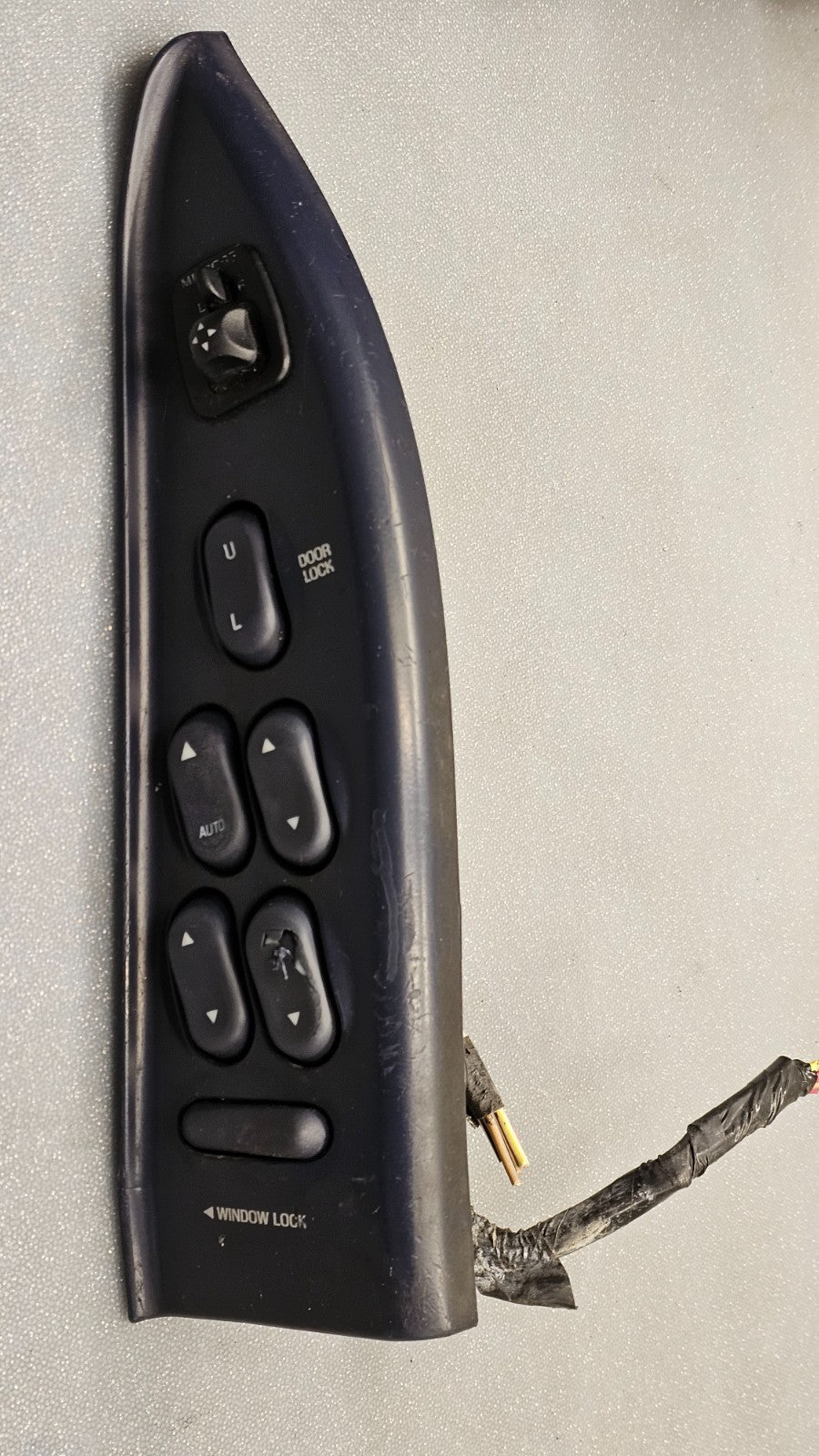 98-02 Crown Victoria Grand Marquis Power Left Driver Master Window Switch Black