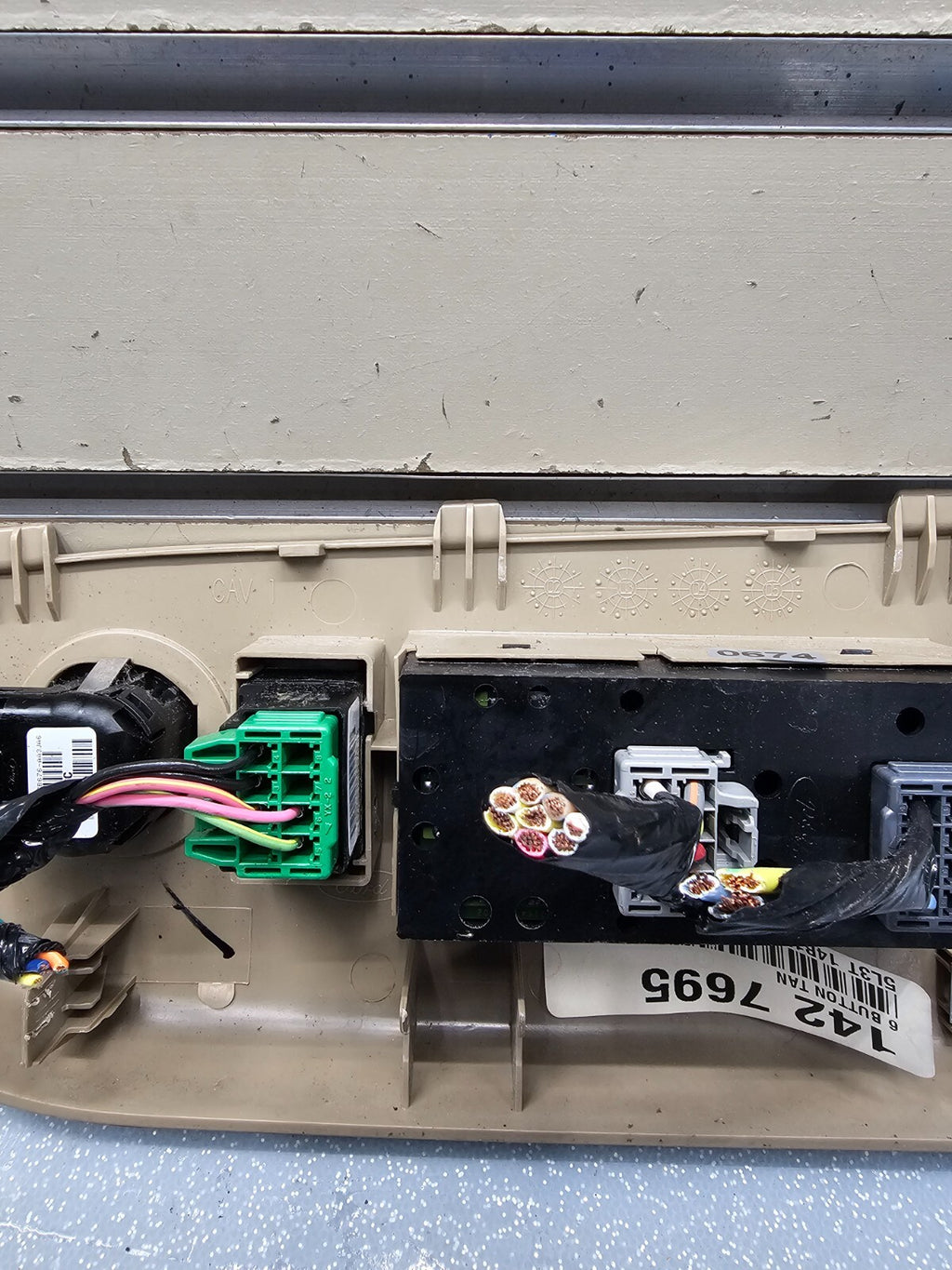🔥04-08 Ford F150 Left Driver Master Power Window 2 Door Switch Control TAN WS24