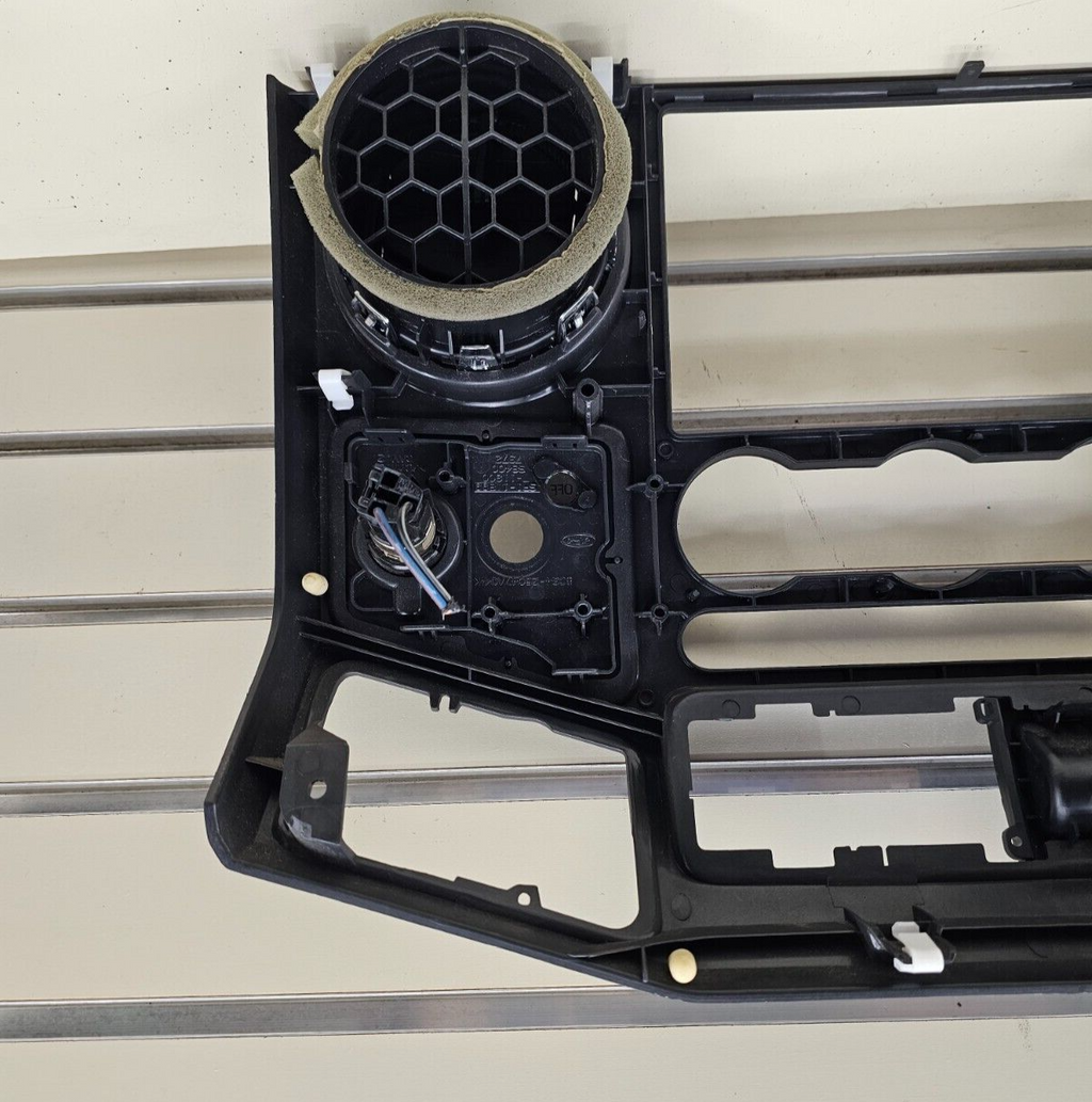 🔥08-10 Ford F250 Super Duty Dash Radio Bezel Trim Panel Climate Control Black