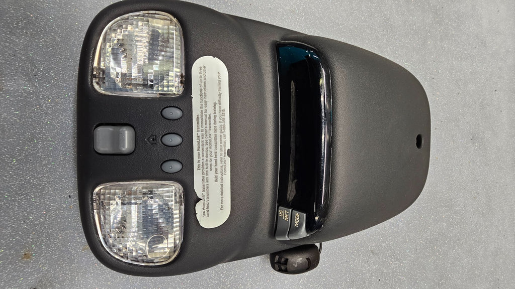 🔥98-04 S10 Blazer Jimmy Dome Light Sun Roof Overhead Console Homelink Black