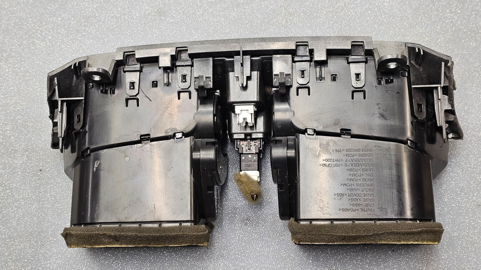 🔥 13-16 Nissan Sentra Dash Center Air  Vent Heater Conditioning Black Silver