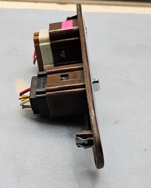 🔥98-02 Lincoln Town Car Right Passenger Window Door Lock Switch Control Wood
