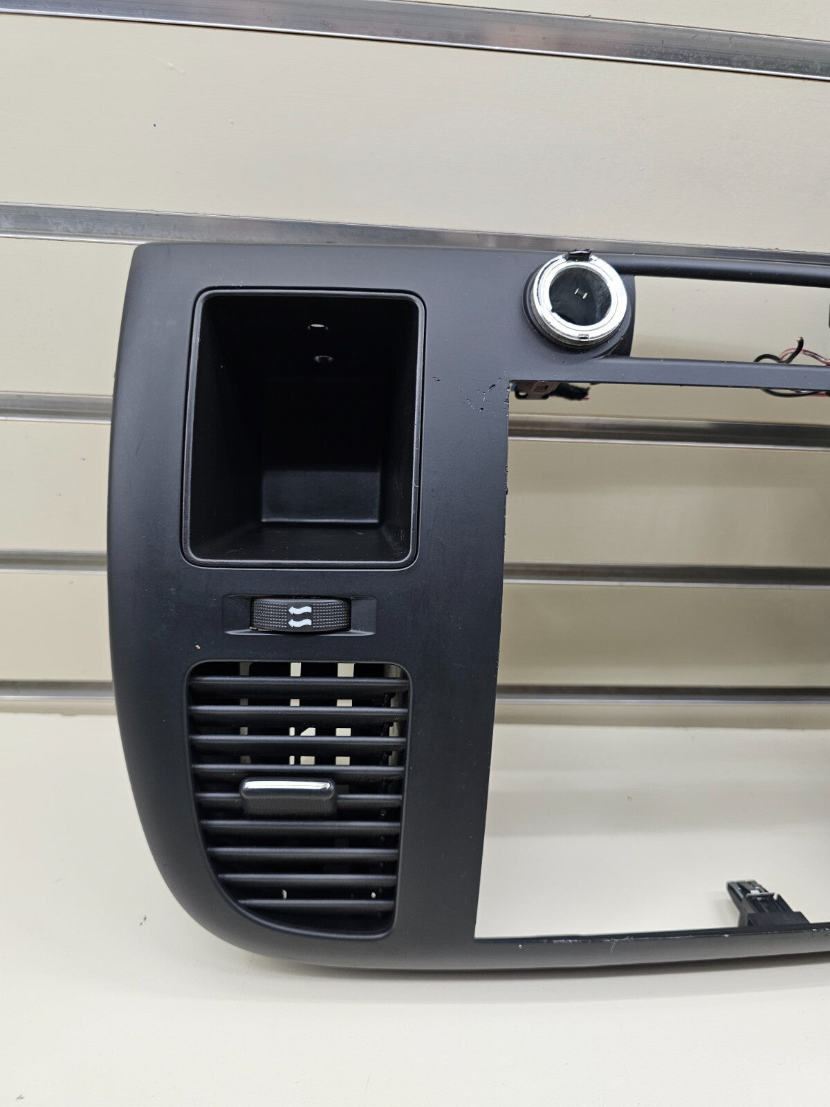 🔥07-14 Silverado SIERRA Center Dash Radio Bezel AC Climate Trim Panel BLACK B6