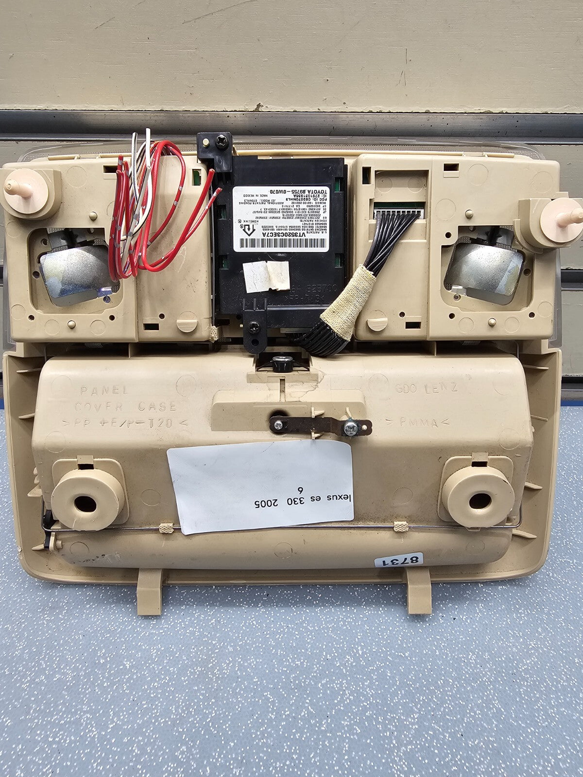 🔥02-03 Lexus ES300 04-06 ES330 Overhead Console Dome Map Light Assembly Tan OEM