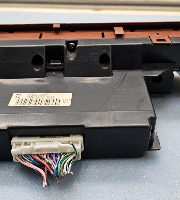 🔥02-06 Camry Dash A/C HVAC AC Heater Temperature Climate Control Unit Wood