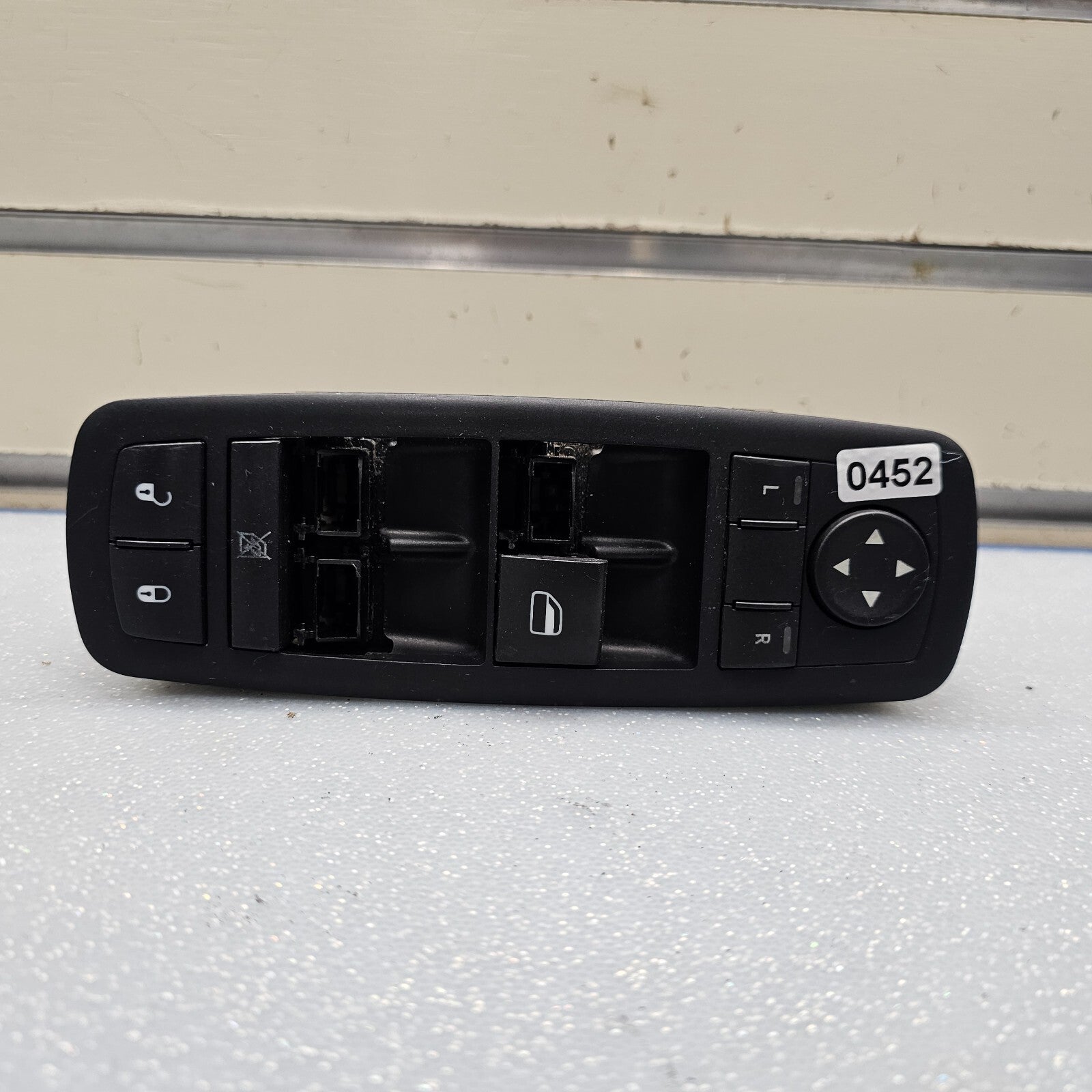 🔥12-16 Grand Caravan Town Country Master Left Driver Window Switch BLACK WS29