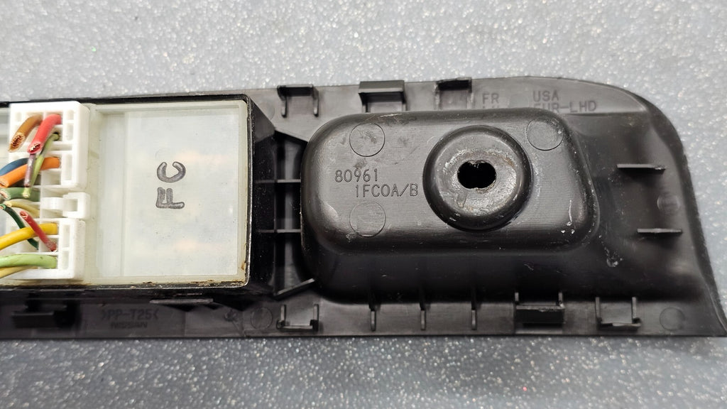 🔥 09-14 Nissan Cube Left Driver Power Door Window Master Switch Black OEM
