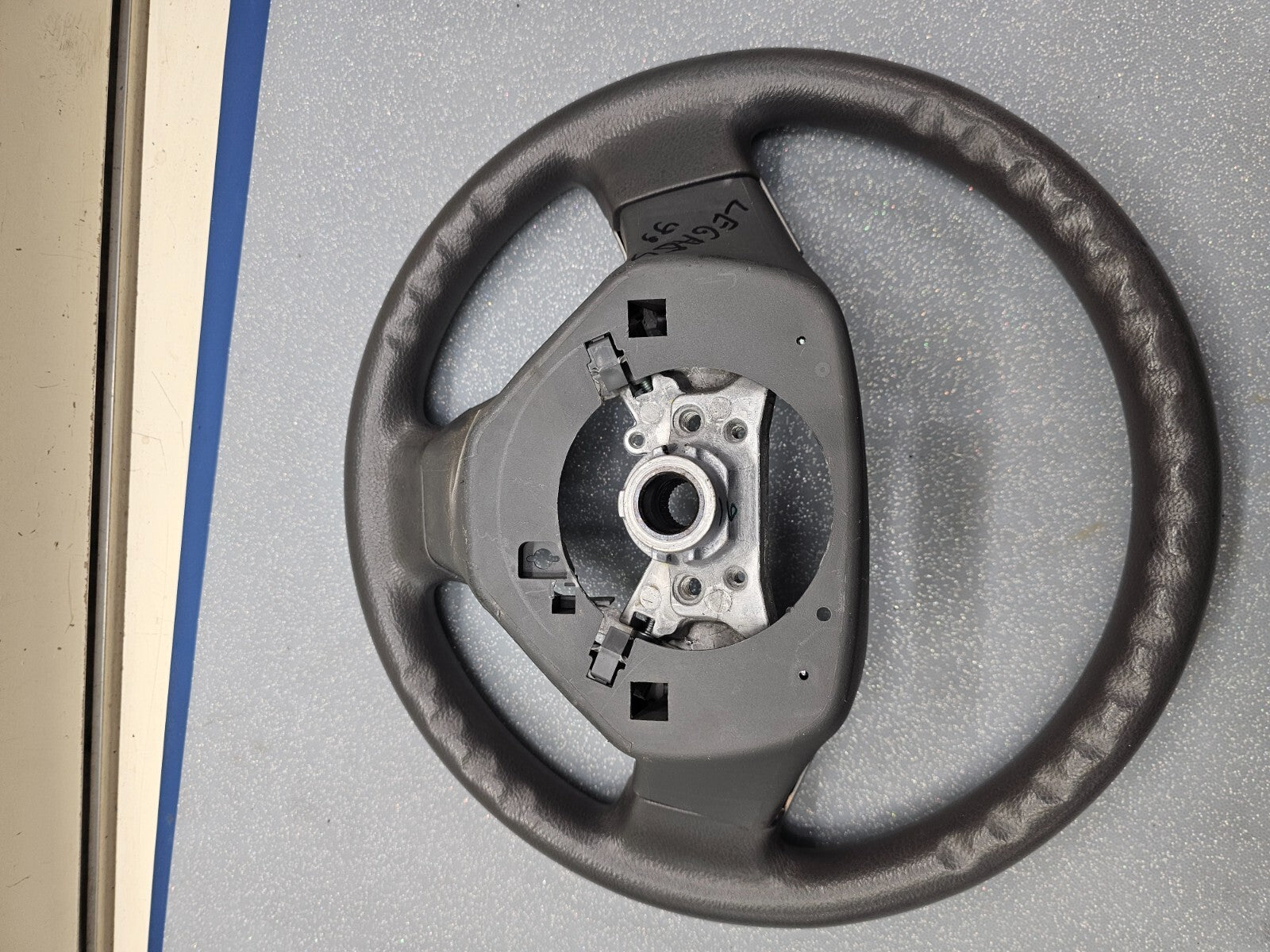 🔥09-13 TOYOTA MATRIX COROLLA FRONT STEERING COLUMN WHEEL ASSEMBLY BLACK LEATHER