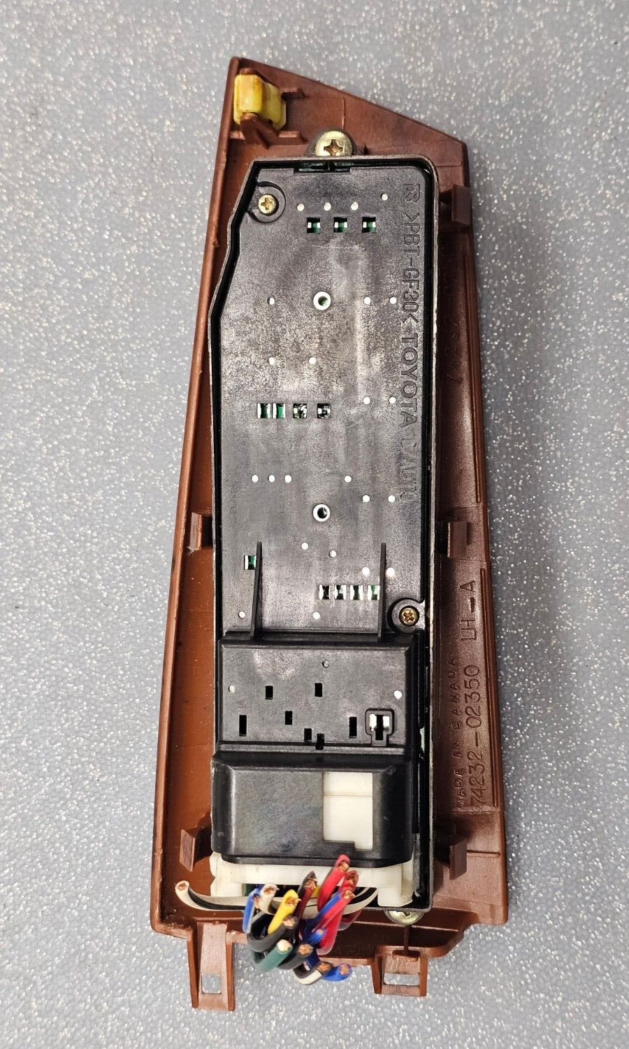 🔥03-08 Corolla Matrix Left Driver Master Power Window Switch Assembly Wood OEM