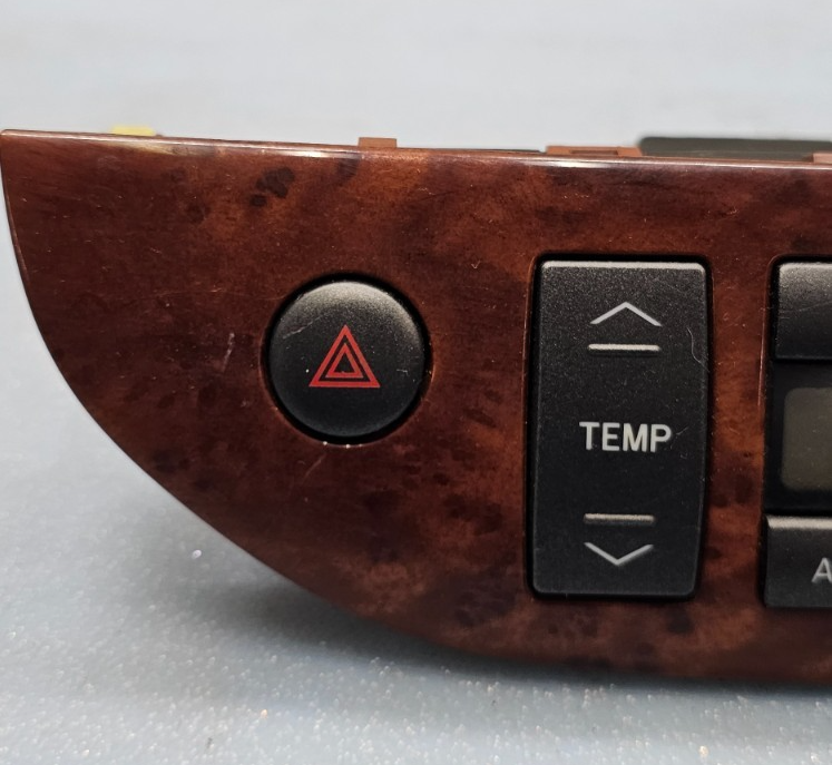 🔥02-06 Camry Dash A/C HVAC AC Heater Temperature Climate Control Unit Wood