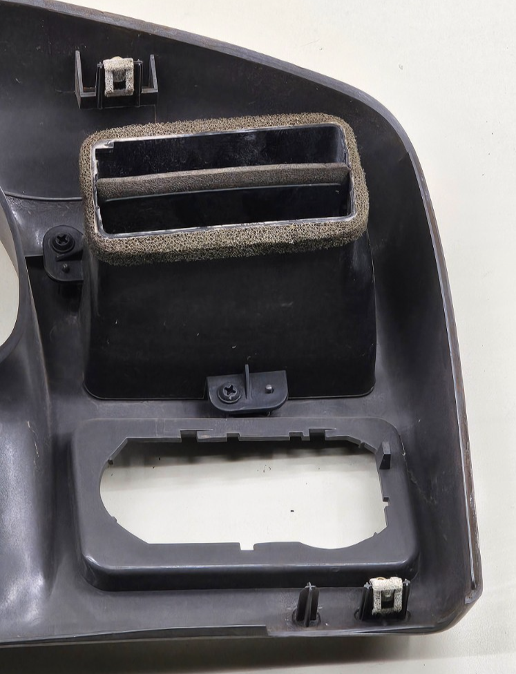 🔥99-04 Ford F250 F350 Dash Instrument Cluster Speedometer Bezel Panel BLACK