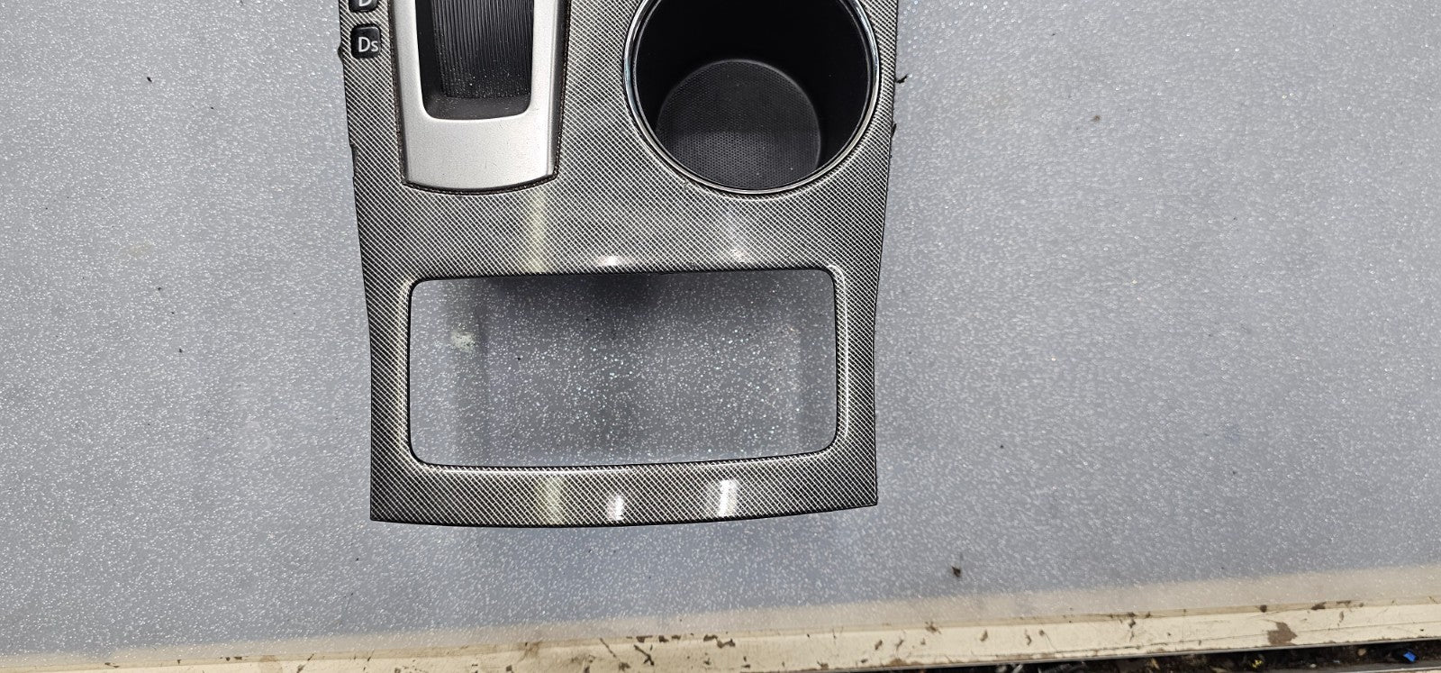 🔥13-15 Altima Center Console Gear Shifter Trim Bezel Cup Drink Holder Gray OEM