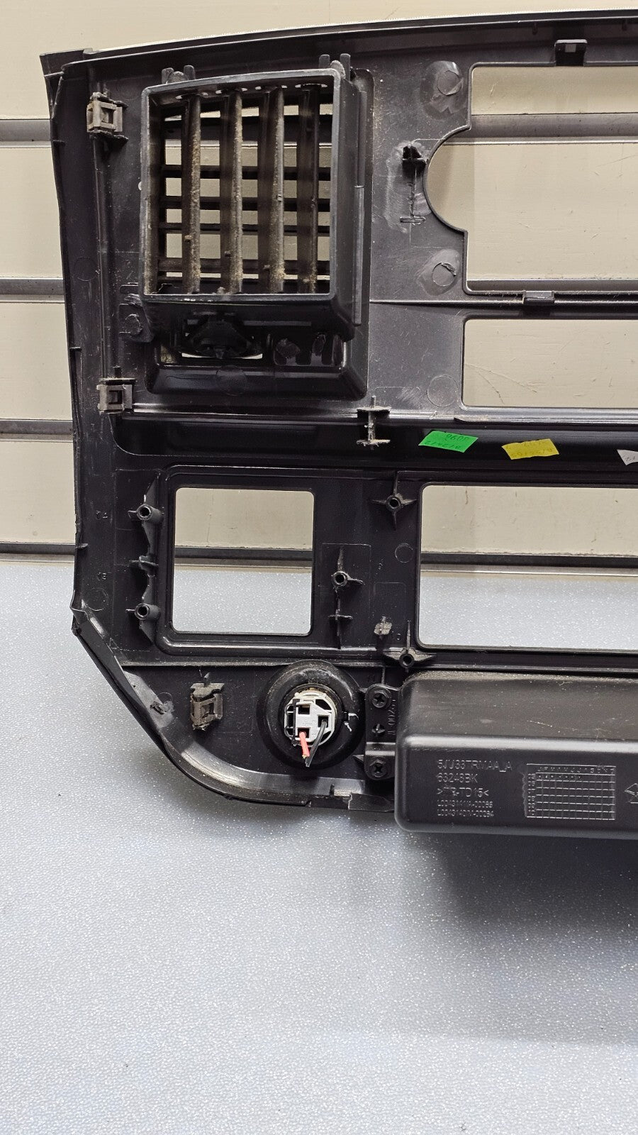 🔥06-08 Dodge RAM Dash FM RADIO Stereo Bezel Climate Trim Panel Silver/Black B11