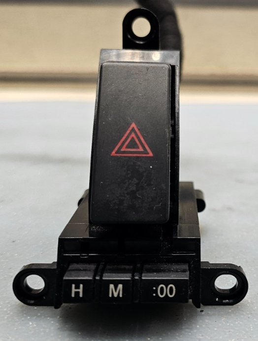 🔥10-15 Mazda3 Mazda5 Hazard Switch Emergency Flasher Light Assembly Black OEM