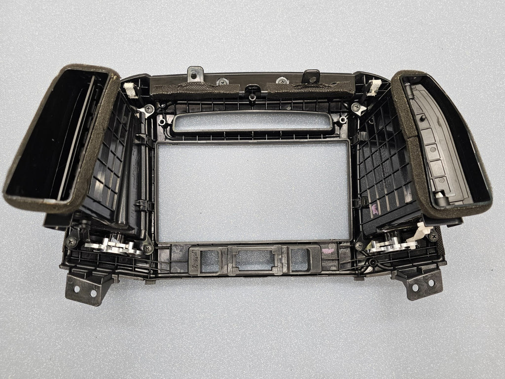 🔥10-12 Hyundai Santa Fe Dash Radio Surround Bezel Climate Trim Panel Black B53