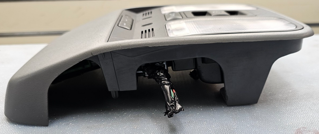 🔥04-08 TL FRONT OVERHEAD CONSOLE SUNROOF DOME MAP LIGHT TRIM CEILING BLACK