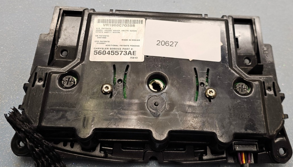 🔥03-10 DODGE RAM MOPAR OVERHEAD CONSOLE DOME MAP COMPASS MODULE ASSEMBLY BLACK