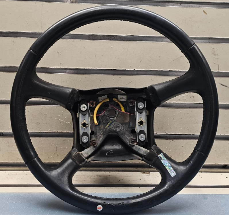 🔥99-02 Silverado Tahoe Suburban Blazer SONOMA Steering Wheel Leather black