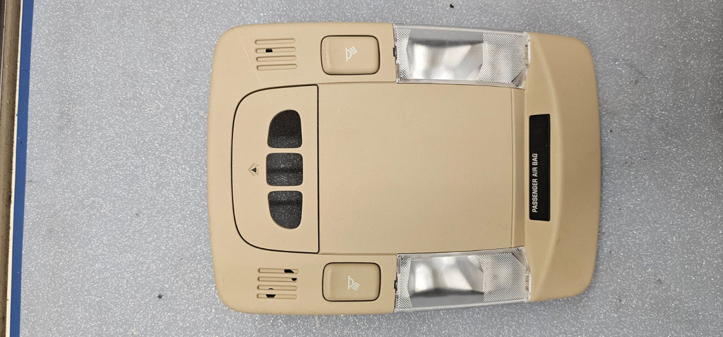 🔥06-11 DTS OVERHEAD CONSOLE DOME MAP LIGHT LAMP COMPARTMENT ASSEMBLY TAN OEM