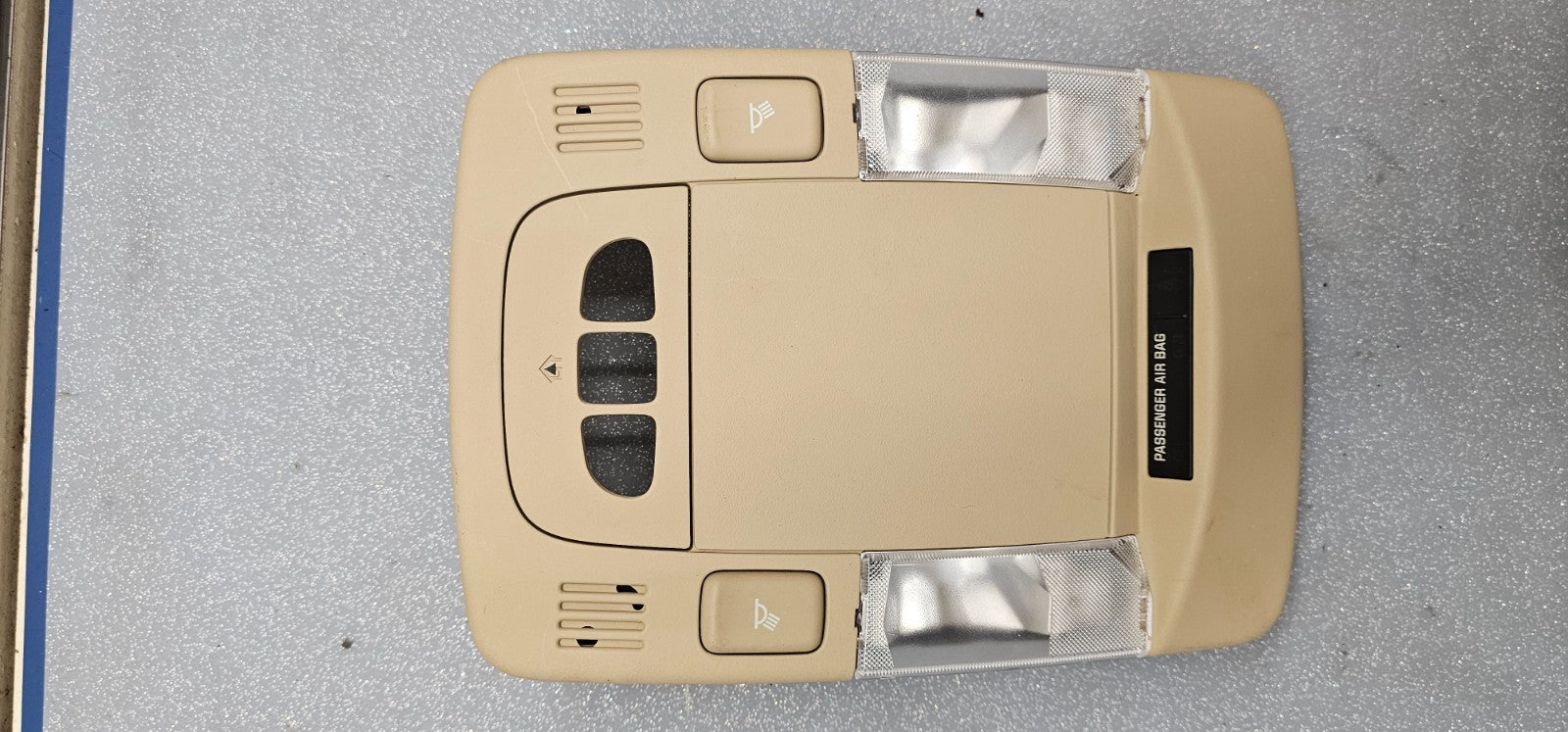 🔥06-11 DTS OVERHEAD CONSOLE DOME MAP LIGHT LAMP COMPARTMENT ASSEMBLY TAN OEM