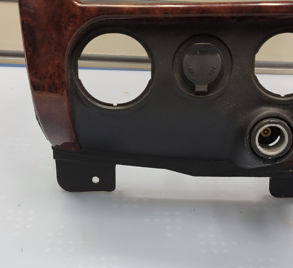 🔥03-08 GMC ENVOY XL FRONT RADIO DASH VENT BEZEL CLIMATE CONTROL WOODGRAIN B45