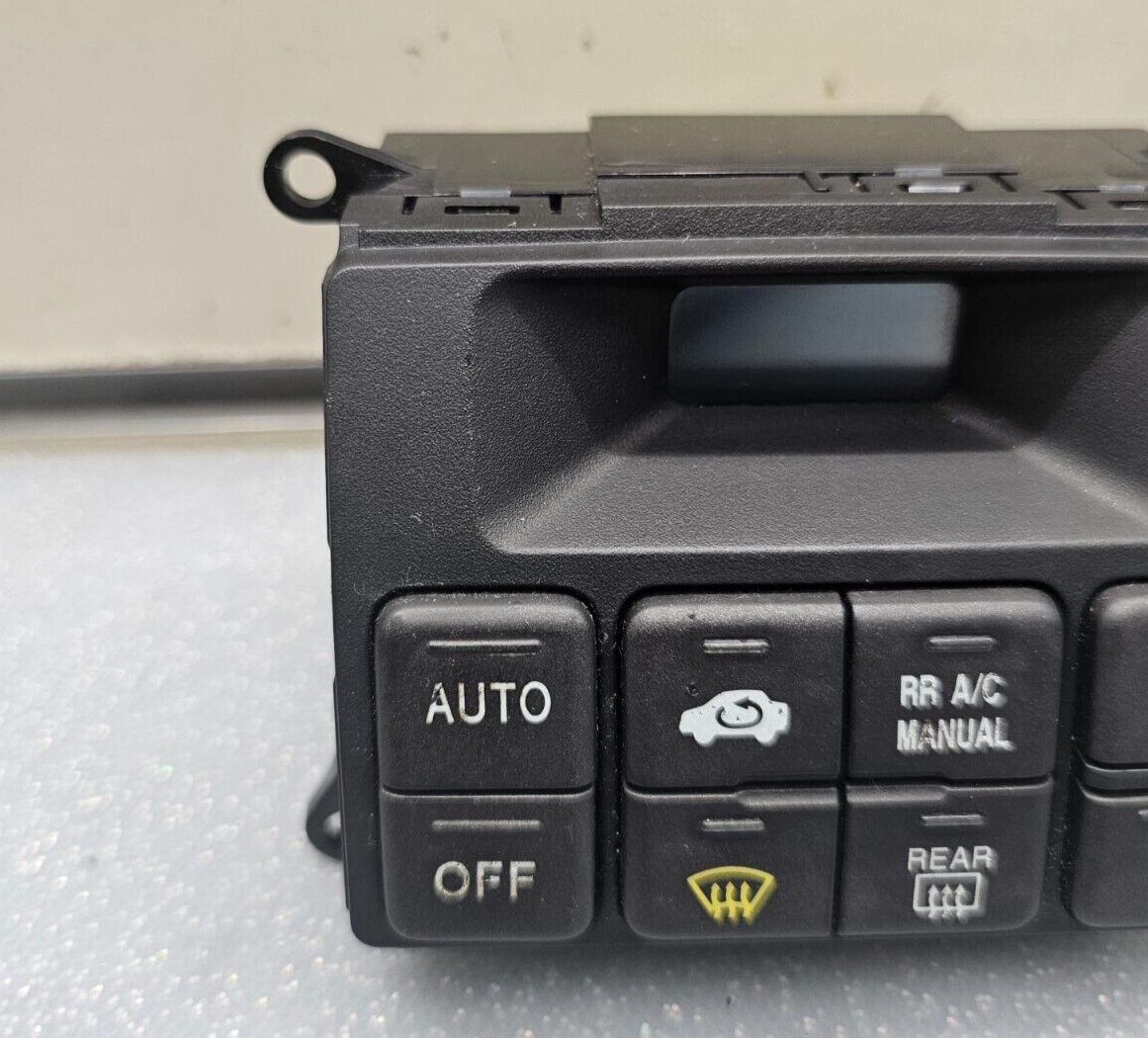 🔥01-06 Acura MDX Rear AC A/C HVAC Heater Climate Temperature Control Black