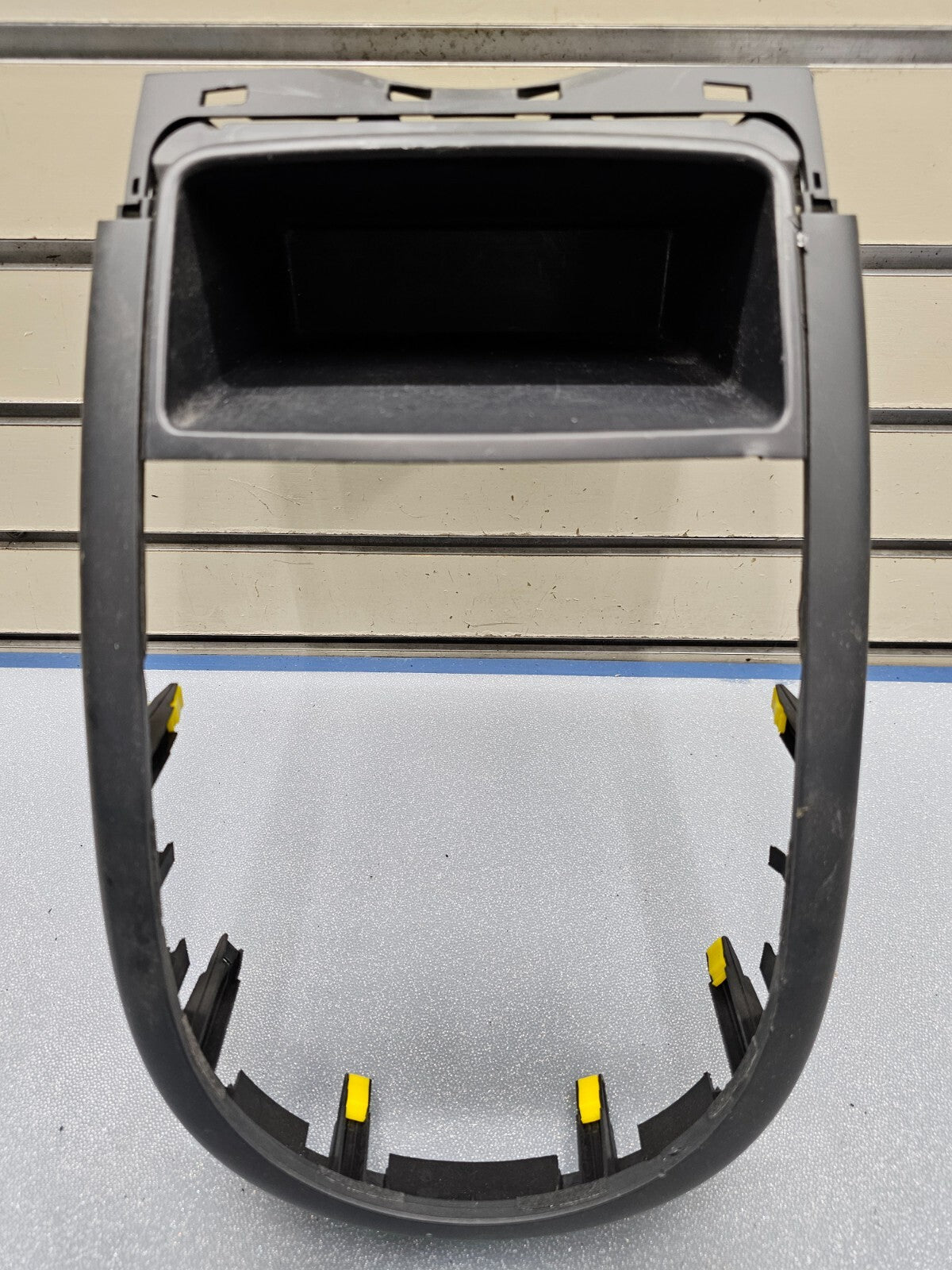 12-13 KIA SOUL Radio Bezel Lower Center Climate Dash Trim Panel Cubby Black OEM