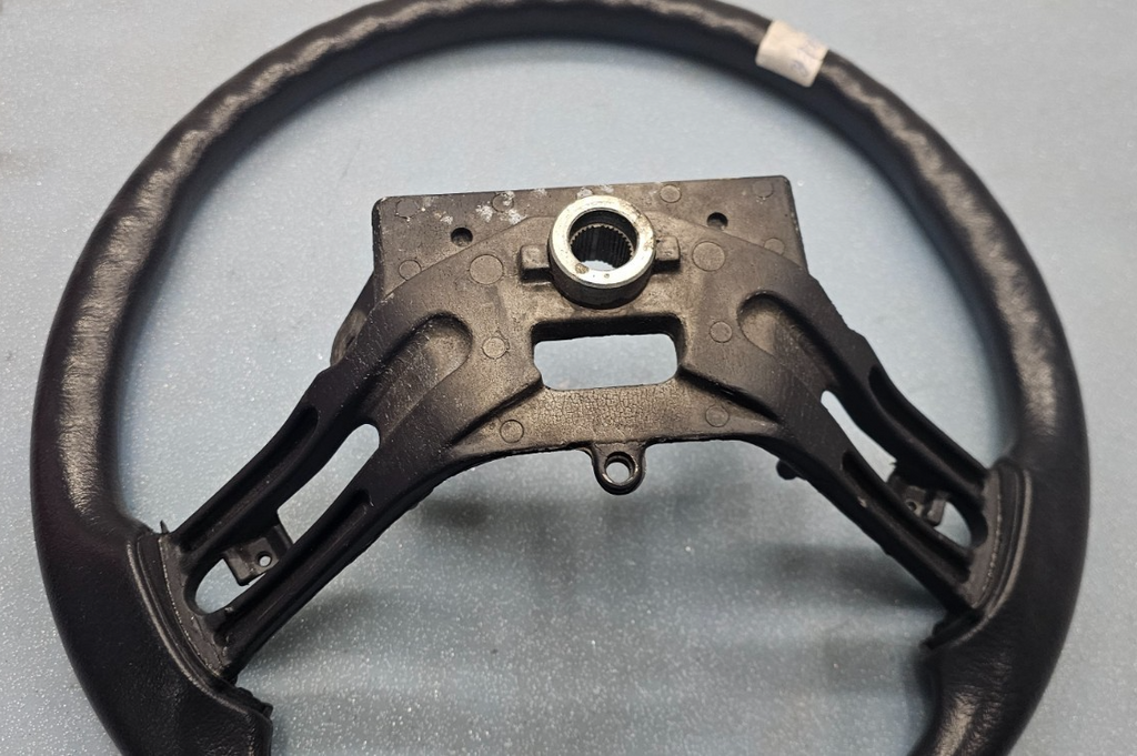 🔥97-02 Jeep Wrangler TJ Leather Steering Wheel Black OEM
