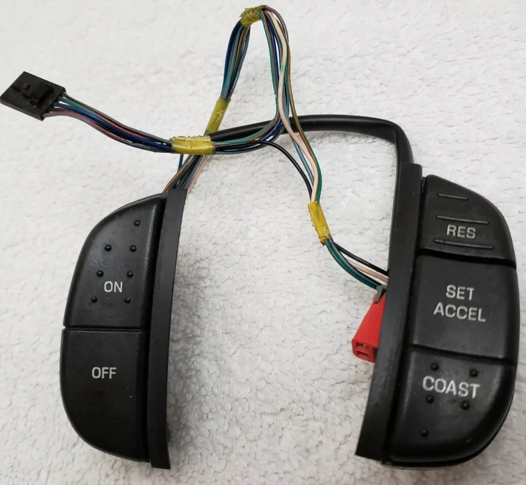 🔥99-07 FORD F250 F350 SUPERDUTY STEERING WHEEL CRUISE CONTROL BUTTONS SWITCH