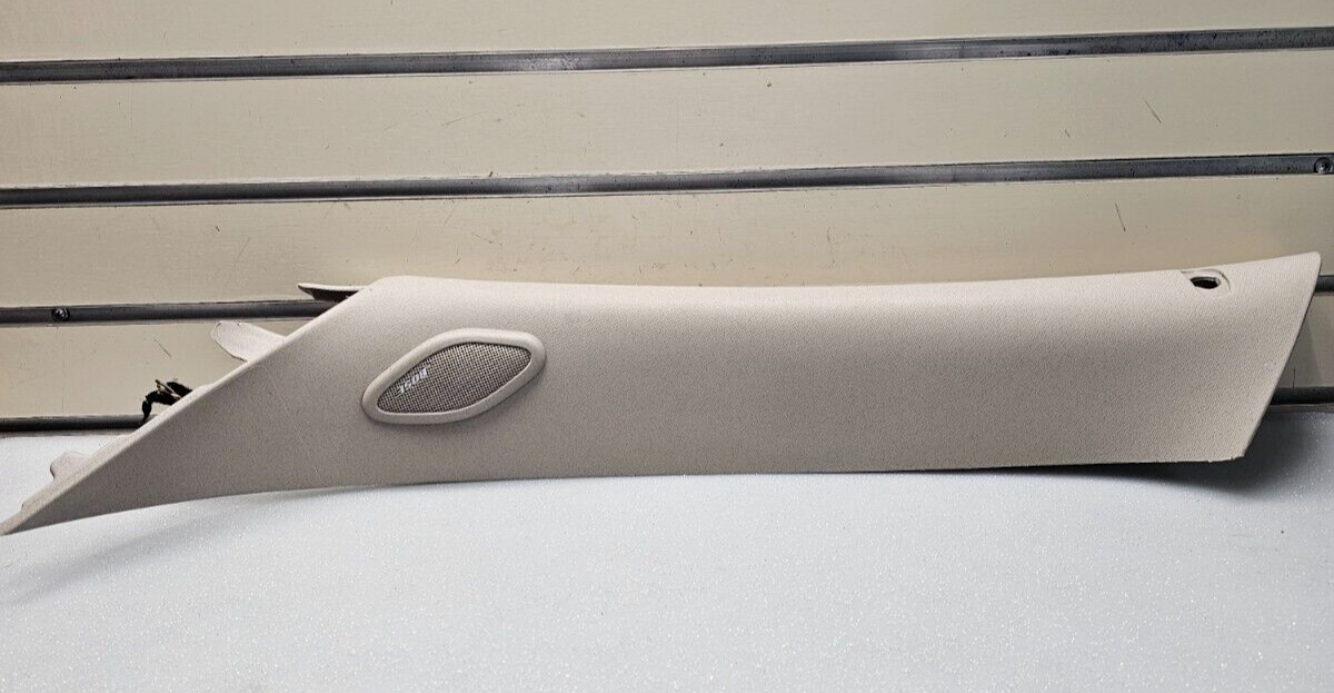 🔥07-13 Silverado Sierra A Pillar Roof Molding LEFT Driver Speak LIGHT GRAY P2