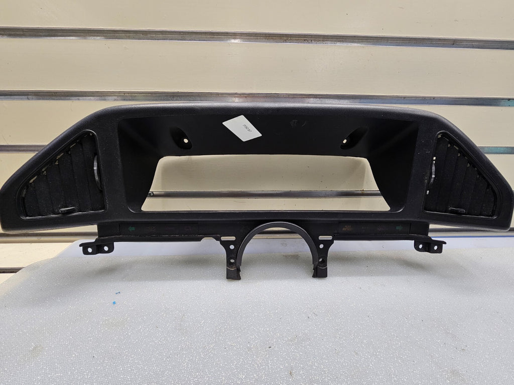 1987-1991 Ford F-150 F250 BRONCO Dash CLUSTER Bezel Speedo Gauge Trim Black C11